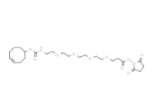 1613439-69-2，(4E)-TCO-PEG4-NHS ester； 反式環(huán)辛烯-四乙二醇-活性酯，