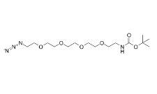 Azido-PEG4-NHBoc，cas:940951-99-5，疊氮-四聚乙二醇-叔丁氧羰基