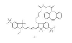 diSulfo-Cy5 DBCO(Methyl)，diSulfo-Cyanine5 DBCO(Methyl) ；cas:1394039-10-1； 二磺酸-Cy5-二苯并環(huán)辛炔(Methyl)