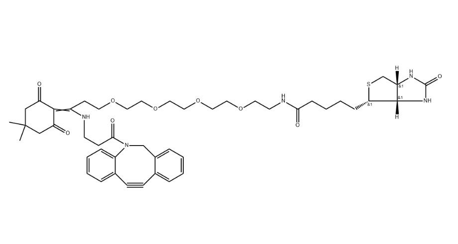 CAS：1807512-43-1，Dde Biotin-PEG4-DBCO